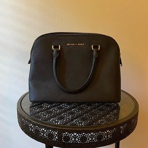 Michael Kors Saffiano Leather Dome Crossbody Bag